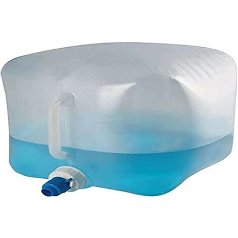 plasteo® 5 Liter Kanister mit Auslaufhahn und flexiblem Ausgießer  Wasserkanister lebensmittelecht extrem robust und langlebig UN Zulassung