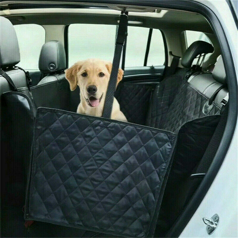 Hundedecke für Auto Rückbank - Wasserabweisende Autoschondecke für Hunde  mit Seitenschutz und Sichtfenster - Pflegeleichte Universal Autodecke für  den Rücksitz