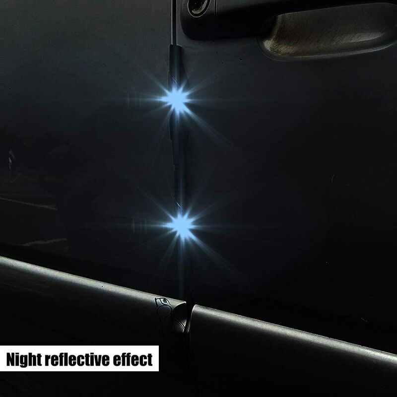 4X Schwarz Autotür Offener Seitenschutz Anti-Kratz-Streifen Kantenschutz  Schutz