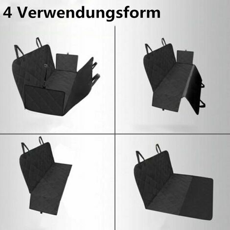 COSTWAY Hundedecke Auto Rückbank, Autoschondecke wasserabweisend