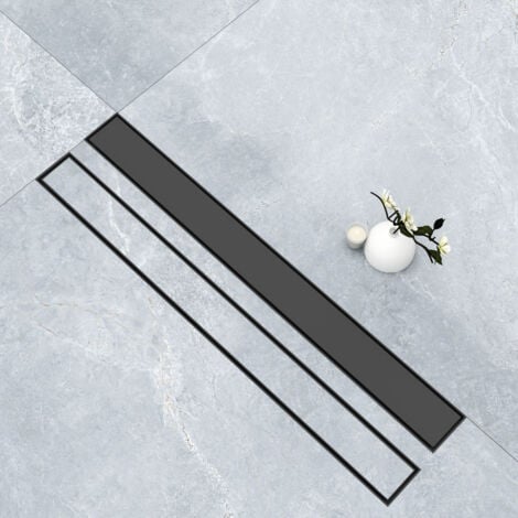 Siphon De Douche Italienne, 2 En 1 Caniveau Douche 60 Cm, Acier Inoxydable - Bricolage