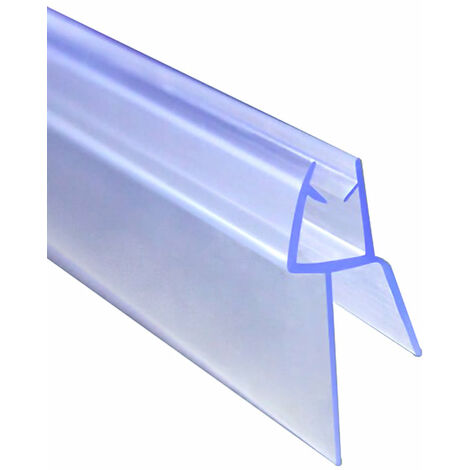 STEIGNER Joint de douche pour paroi en verre, 30cm, vitre 6/7/8mm, joint  d'étanchéité PVC droit pour les cabines de douche réctangulaires, UK09
