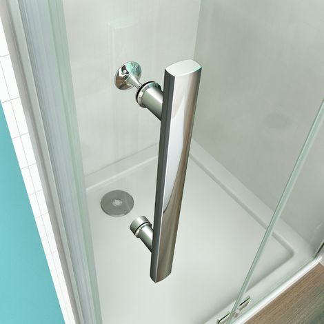 Porte de douche 70x195cm porte de douche pivotante et  pliante verre anticalcaire