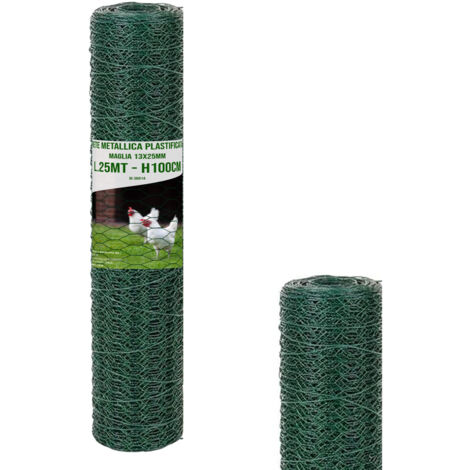 Rete Metallica A Maglia Esagonale Per Conigli VOSS.farming, 10 M A Maglia Esagonale Per Conigli Voss.farming Zincata Altezza