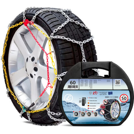 Compass SUV-Van sneeuwkettingen voor banden 275/45 R21, extra sterk, 16 x 27 mm, TÜV-getest (270), 1 paar