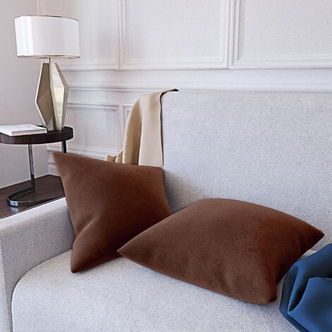 Set di Federe Per Cuscini In Velluto Morbido e Resistente