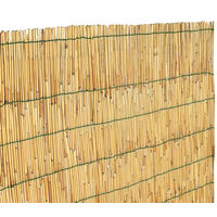 Arella In Canna Cannette In Bamboo Pelato Bambù Naturale Da 5 mm Arelle Canniccio Decorativo Recinzione Giardino Ringhiera Balcone Terrazza Piscina Stuoia Ombreggiante Frangivista 1 x 3 M
