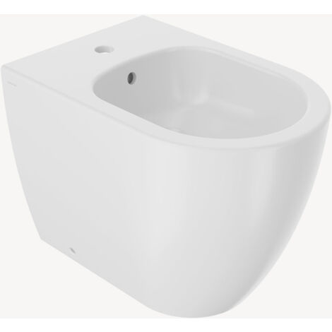 Bidet sur pied en céramique Blanc mat - Arc (1/4)