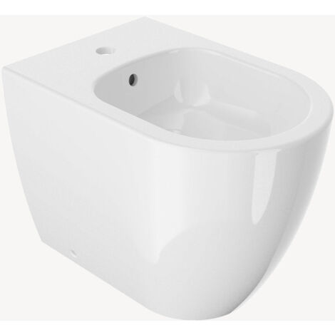 Bidet sur pied en céramique Blanc brillant - Arc (1/5)