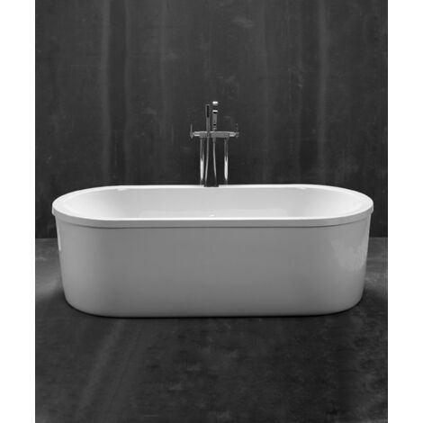 Baignoire acrylique encastrable avec tablier Blanc brillant - Loft (1/4)