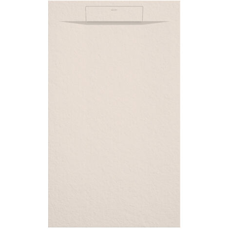 Receveur de douche Crème, texture Pierre Zeus, grille de couleur - 160 x 90 cm (1/5)