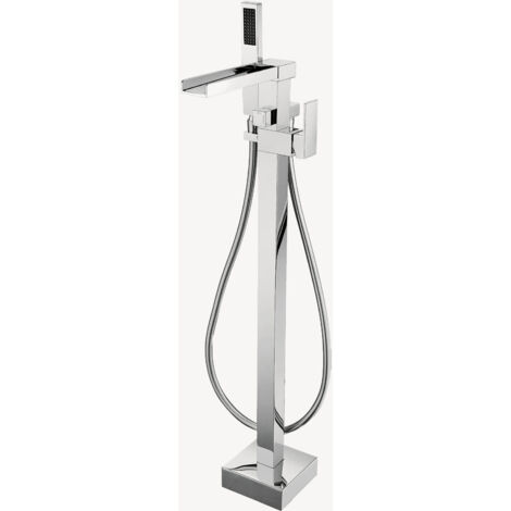 Robinet mitigeur bain-douche monocolonne Chromé - Alnair (1/4)