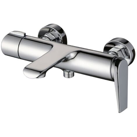 Robinet mitigeur bain-douche Chromé - Ptolémée (1/3)