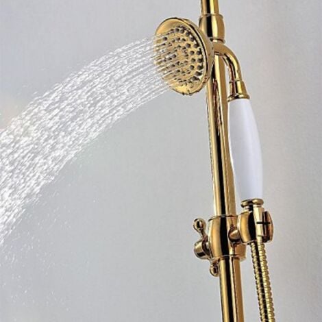 Robinet de douche et baignoire en Ti-PVD