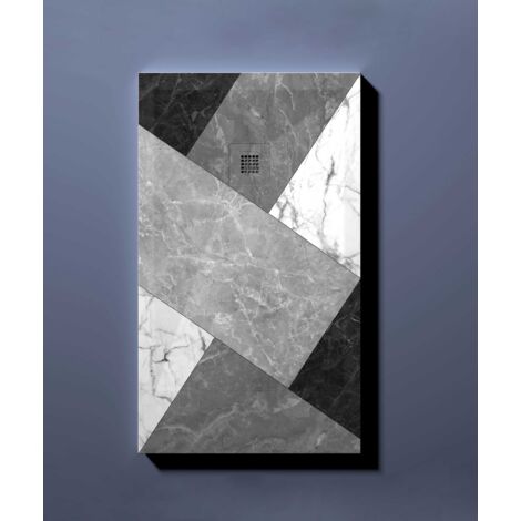 Mosaïque Céramique Noir Effet Cailloux - Pour Receveur De Douche Ou Miroir !