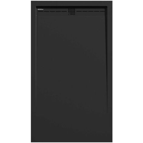 Receveur de douche Noir, finition Lisse Stone CACH, grille de couleur - 140 x 90 cm (1/4)