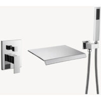 Robinet mitigeur baignoire & douche Chromé - Matera