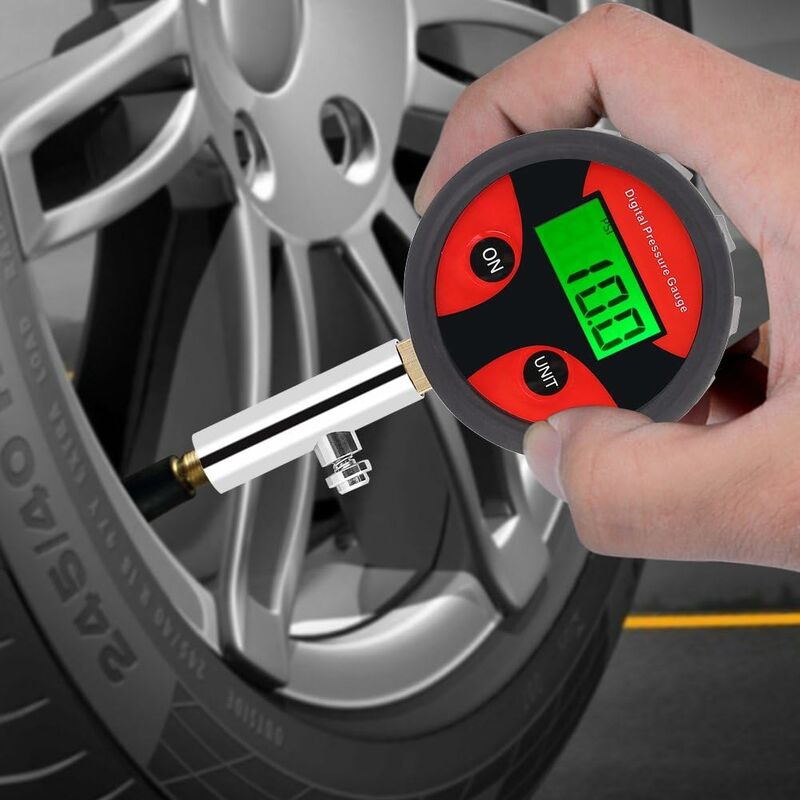 Jauge de pression de pneu de voiture de haute précision multifonction manomètre dégonflable de pneu outil de véhicule 