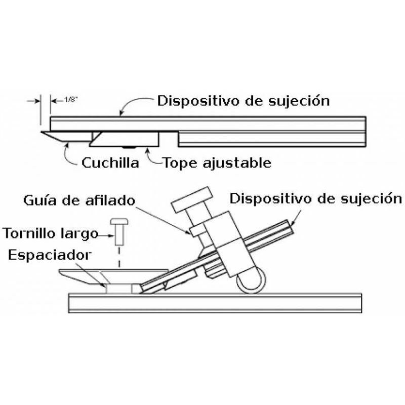 Dispositivo para afilar cuchillas de tupí SVP-80 Tormek