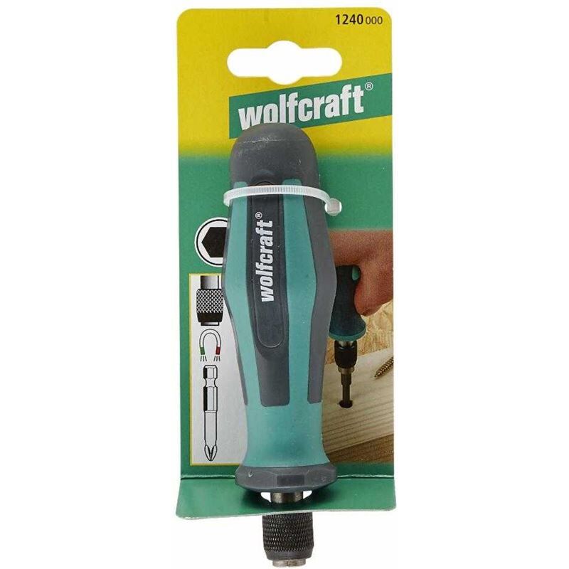 Atornillador Mini Wolfcraft con Carraca + 5 Puntas 1237000