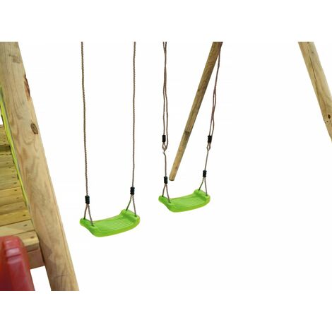 Hühnervogelschaukel Aus Holz – 3 Stück, Mit Glöckchen & Perlen, Für Hühnerstall & Vogelkäfig