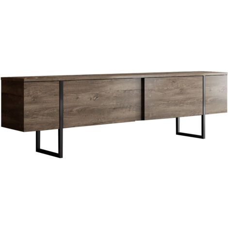 TV-Möbel 2 Klapptüren B180 cm - LUXE