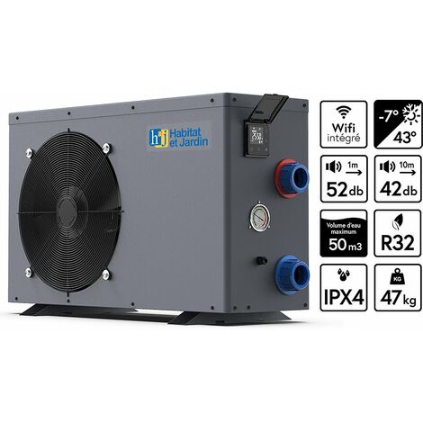 Wärmepumpe - Leistung 9 kw - Inklusive Wi-Fi-Box