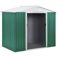 Gerätehaus aus Metall "Rosas" - 2,71 m² - Grün