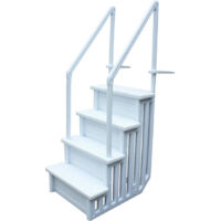 Einfache Treppe für Kunststoff-Pool