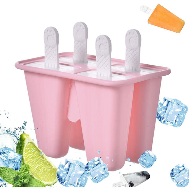 1pc Plastic Ice Cream Mold With 6 Ice Pop Molds & Triangle Popsicle Box For  Freezing, Resistant To Low Temperature