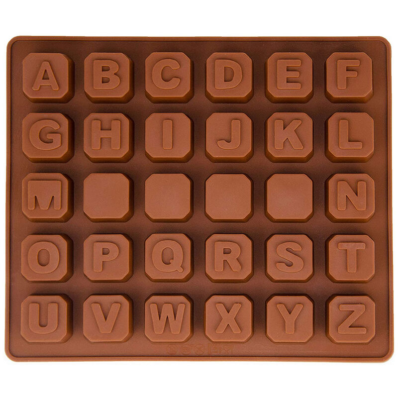 1pc 15-cavity Brown Chocolate Square Silicone Mold, Diy Candy Chocolate Ice  Cube Jelly Truffle Mold, Cake Decor Baking Tool