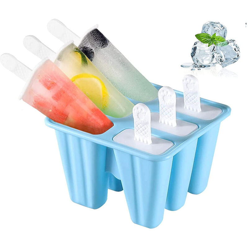 Helistar Popsicle Molds 12 Pieces DIY Reusable Silicone Ice Pop Molds Easy  Release Ice Pop Maker with 16 Reusable Popsicle Sticks Silicone Funnel and