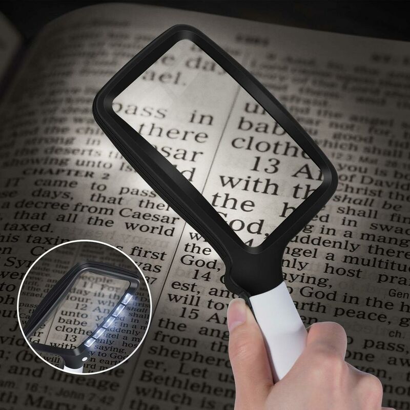 Musuos Handheld Magnifying Glass Magnifiers for Reading Low Vision Hobby  Crafts Office