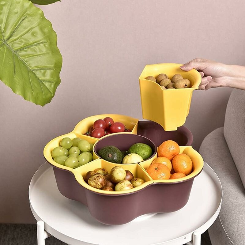 1pc Double-layer Drain Basket, Plastic Fruit Basket, Vegetable Washing  Basket, Multi-purpose Fruit And Vegetable Drain Tray Basin, Vegetable  Washing B