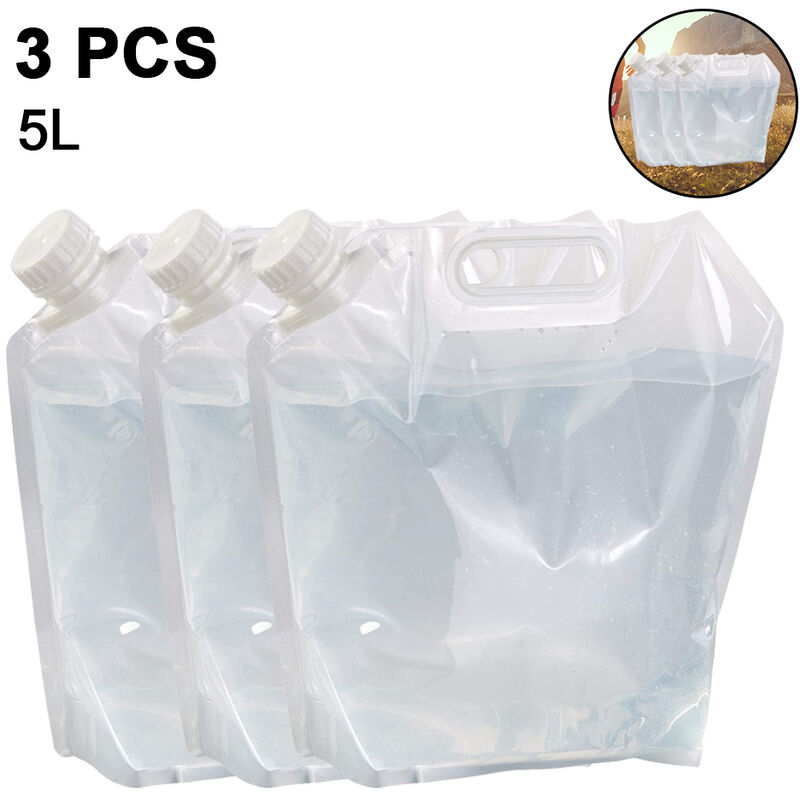 1L 2L 3L 4.5L 5L 10L Big Size Clear Spout bag BPA Free Collapsible