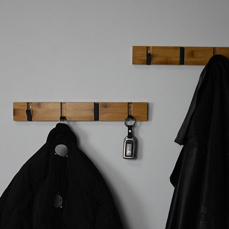 10 Pack Coat Hook, Black Wall Mounted Coat Rack Hook, Double Coat