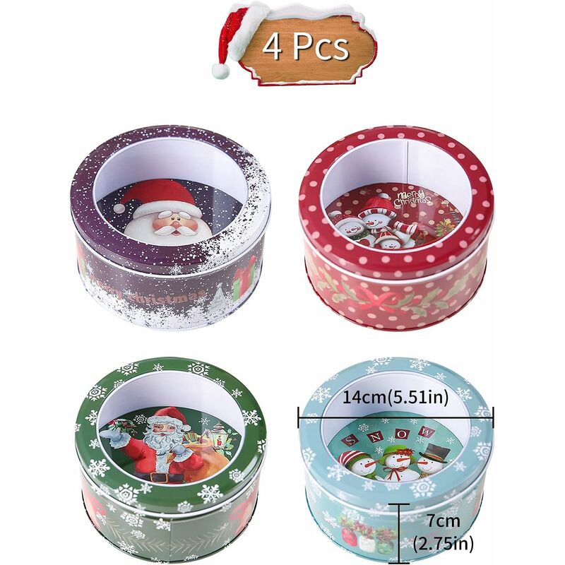 christmas tin box