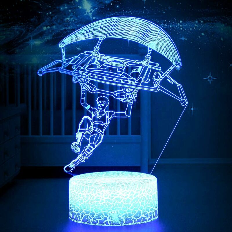 Cartoon Stitch 3D Lamp Bedroom Table Night Light Acrylic Panel USB