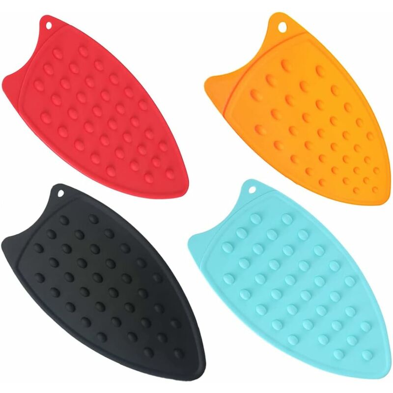  Silicone Anti Slip Iron Rest Pad, Iron Rest for Ironing Board  Portable Ironing Stand for Travel and Mini Quilting Iron Use Hot Safety  Protection Ironing Rest Pad (Red): Home & Kitchen