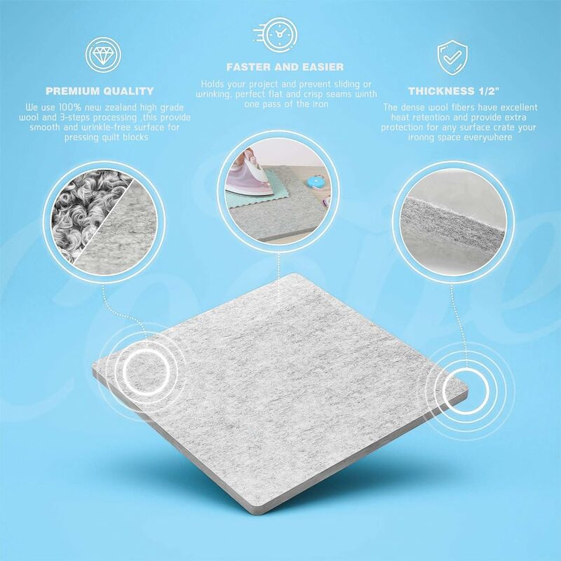 Ironing Pad For Table - Foldable Ironing Mat On Any Surface In Non-slip  Cotton 48 X 80