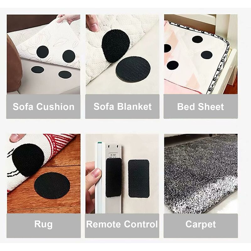 Anti-slip Mat For Carpet, 16 Pieces Carpet Stickers Washable And Reusable,  Carpet Corner Non-slip