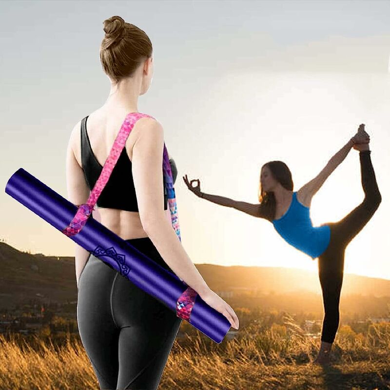 Yoga Strap Exercise Strap, Stretch Yoga Belt Elastic Exercise Bands With 11  Rings For Pilates Workout Dance Fitness