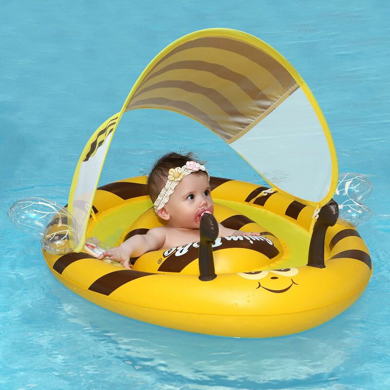 Baby Pool Float Ring with Adjustable ...