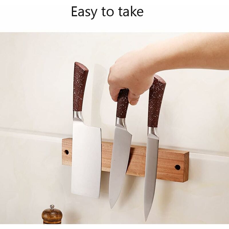 Powerful Magnetic Knife Strip or Magnetic Knife Holder Kitchen Wall Mount  Rack for Knives,Garage & Workshop Tools Wall Rack 