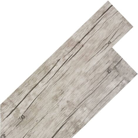 Self-adhesive PVC Flooring Planks 5.02 m 2 mm Oak Washed - Grey