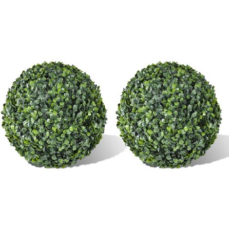 Boxwood Ball Artificial Leaf Topiary Ball 35 cm 2 pcs