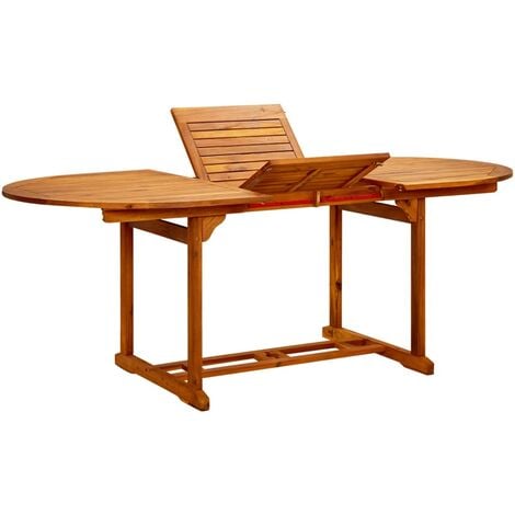 Garden Table 200x100x74 cm Solid Acacia Wood - Brown