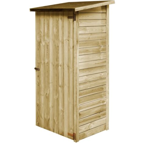 Garden Tool Shed Impregnated Pinewood 88x76x175 cm - Green