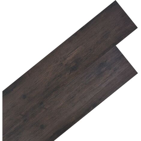PVC Flooring Planks 4.46 m 3 mm Dark Brown - Brown