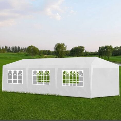 Party Tent 3x9 m White - White